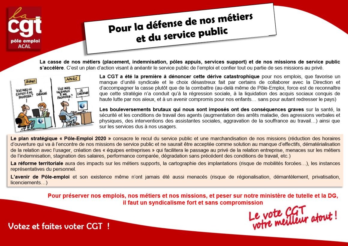 Communication n°4 CGT ACAL